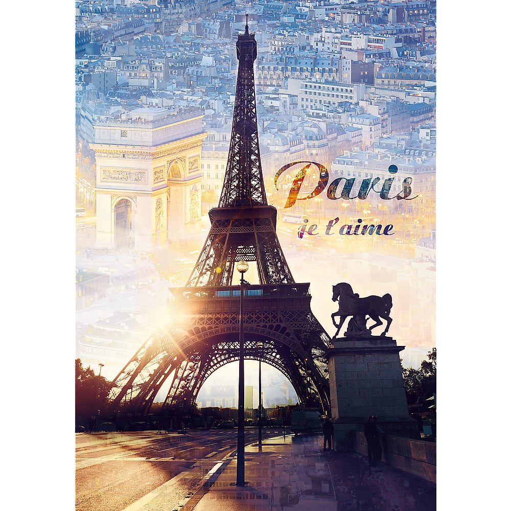 Trefl Red 1000 Piece Puzzle - Paris at dawn / Getty Images