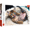 Trefl Red 1000 Piece Puzzle - Cheerful kitten