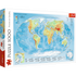 Trefl Red 1000 Piece Puzzle - Physical map of the world / Meridian