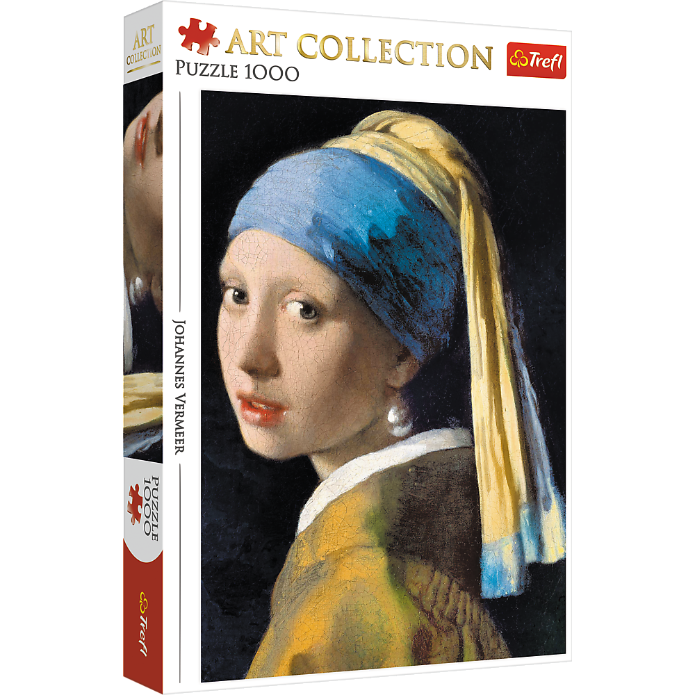 Trefl Red Art Collection 1000 Piece Puzzle - Girl with a pearl earring / Bridgeman