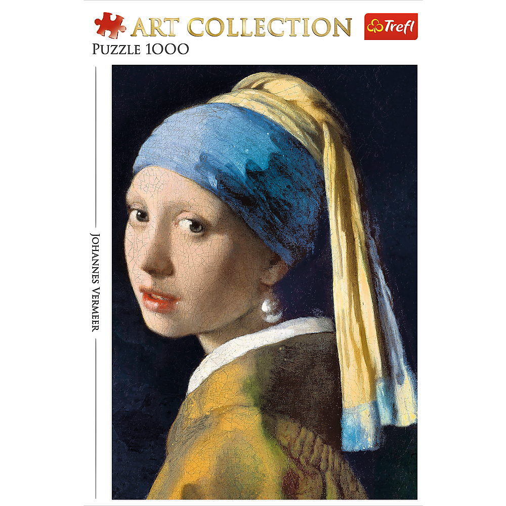 Trefl Red Art Collection 1000 Piece Puzzle - Girl with a pearl earring / Bridgeman