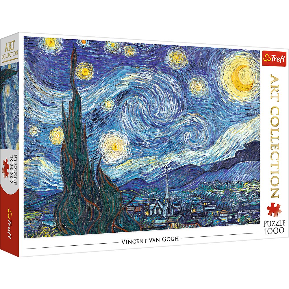 Trefl Red Art Collection 1000 Piece Puzzle - The Starry Night / Bridgeman