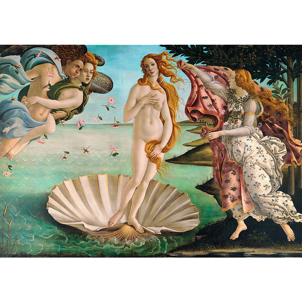 Trefl Red Art Collection 1000 Piece Puzzle - The Birth of Venus, Sandro Botticelli