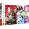 Trefl Red 1000 Piece Puzzle - Happy cats