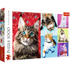 Trefl Red 1000 Piece Puzzle - Happy cats