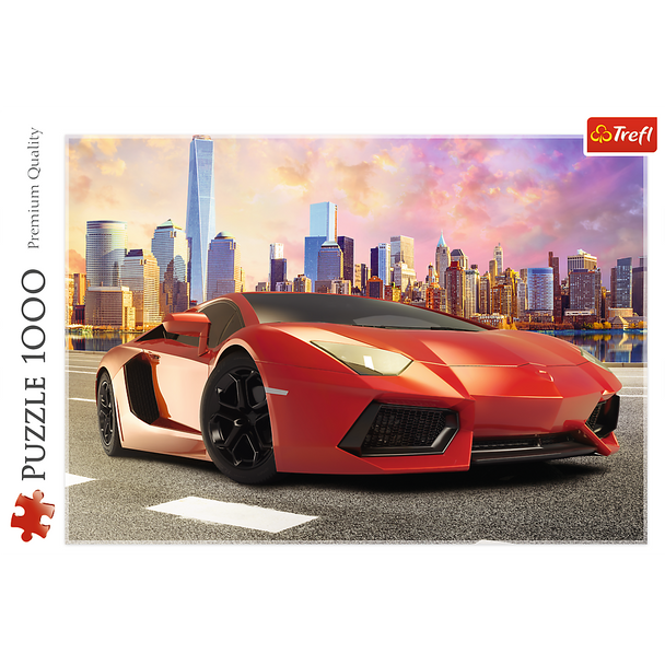Trefl Red 1000 Piece Puzzle - Sunset ride