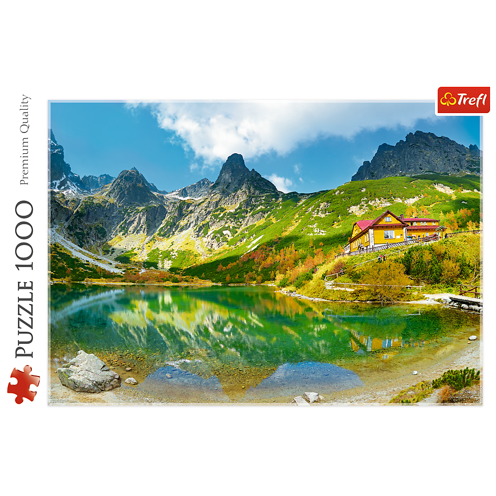 Trefl Red 1000 Piece Puzzle - Shelter over the Green Pond, Tatras, Slovakia