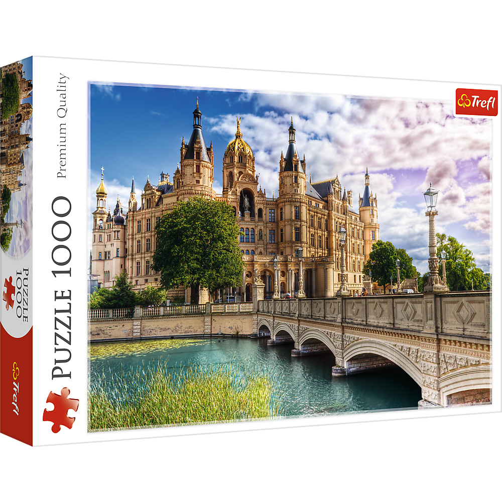 Trefl Red 1000 Piece Puzzle - Castle on the Island