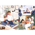 Trefl Prime 1000 Piece Puzzle - Yoga, Cats & Coffee: Peace of Mind