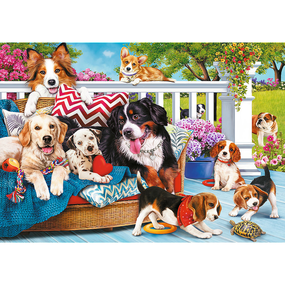 Trefl Prime 1000 Piece Puzzle - Cuteness Overload: Doggy Love