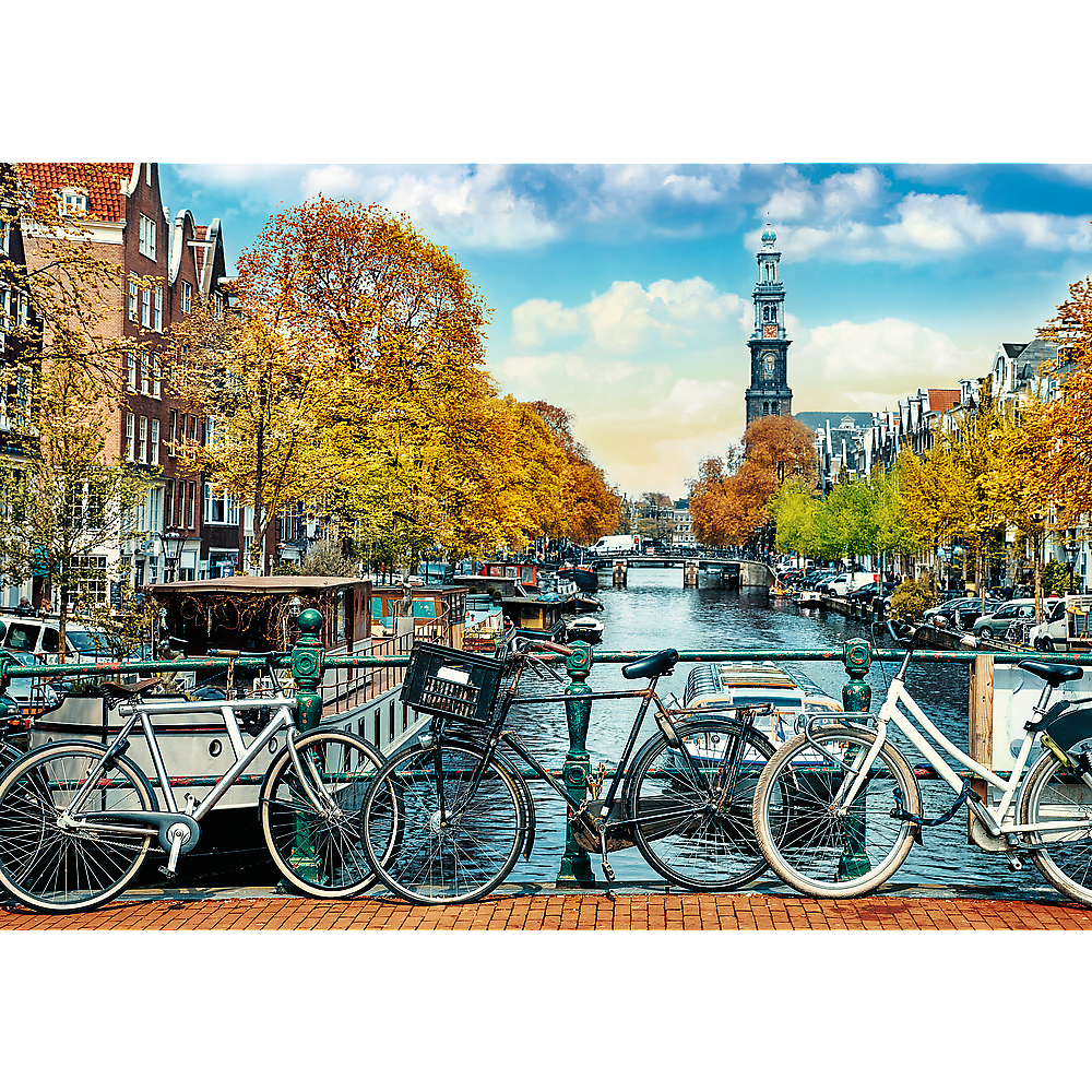 Trefl Prime 1000 Piece Puzzle - Wanderlust: Autumn in Amsterdam, Netherlands