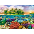 Trefl Red 600 Piece Crazy Shapes - Tropical island