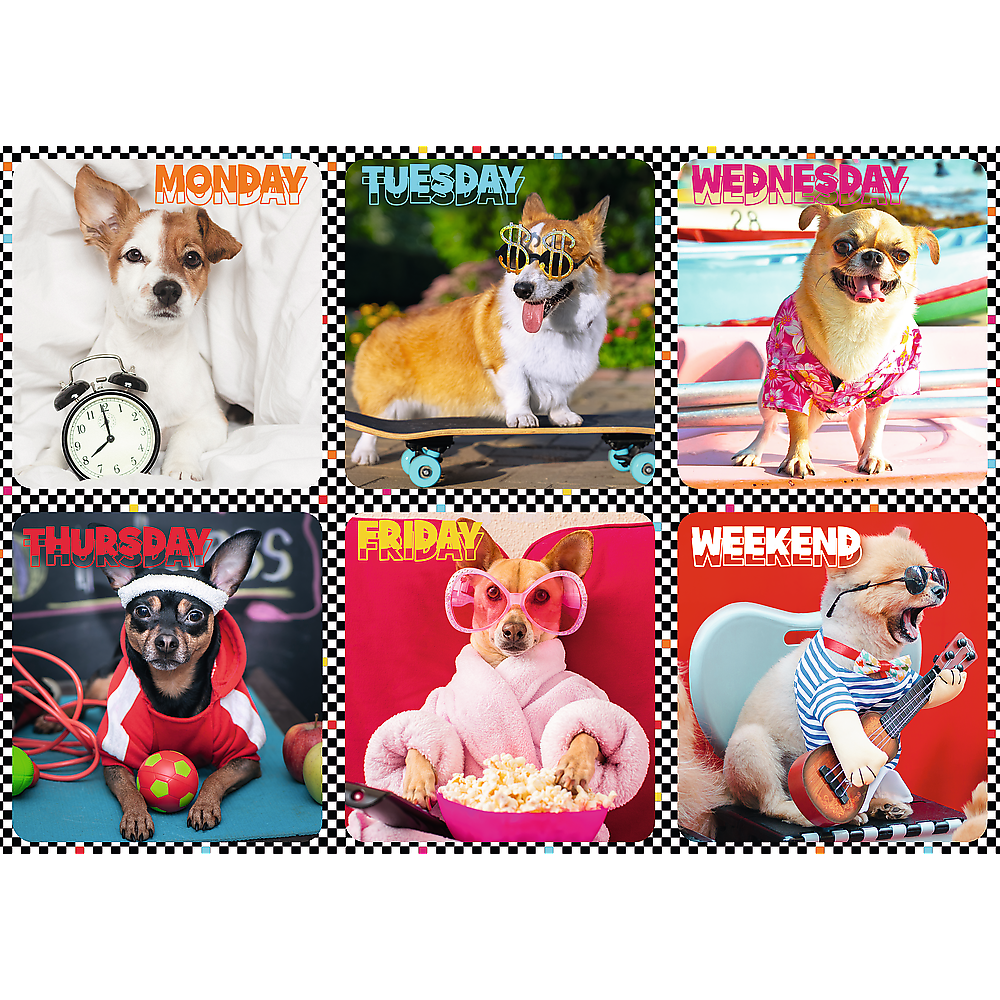 Trefl Red 200 Piece Kids Puzzle - Happy Dogs