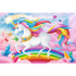 Trefl Red 100 Piece Kids Puzzle - Into the Crystal World of Unicorns