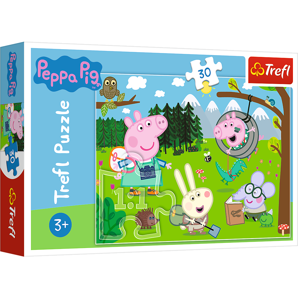 Puzzle en bois - Peppa Pig à la maison - 2 x 20 pièces - Dès 3 ans