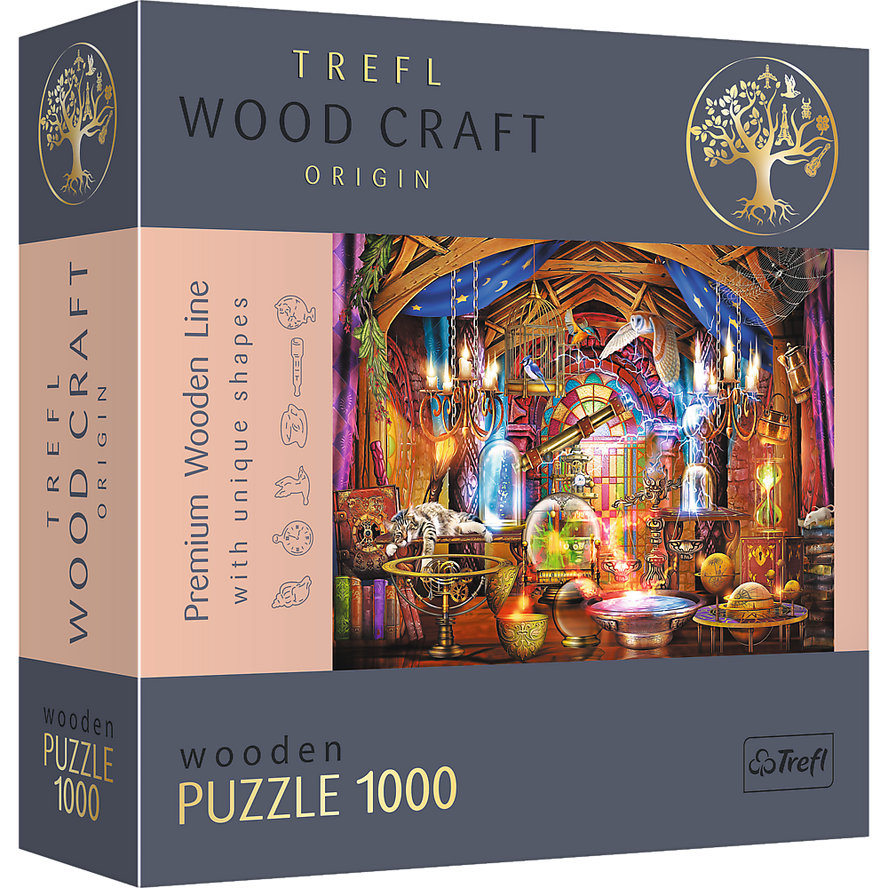 Trefl Wood Craft 1000 Piece Wooden Puzzle - Magical Chamber