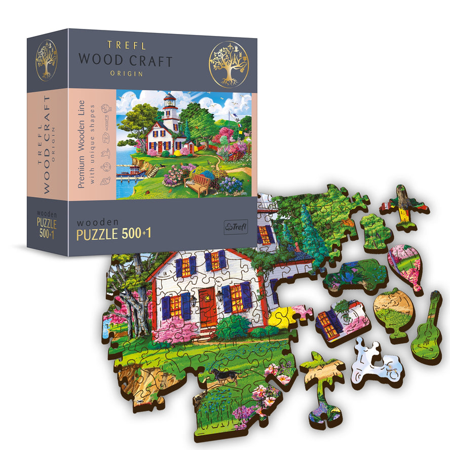 Trefl Wood Craft 501 Piece Wooden Puzzle - Summer Haven