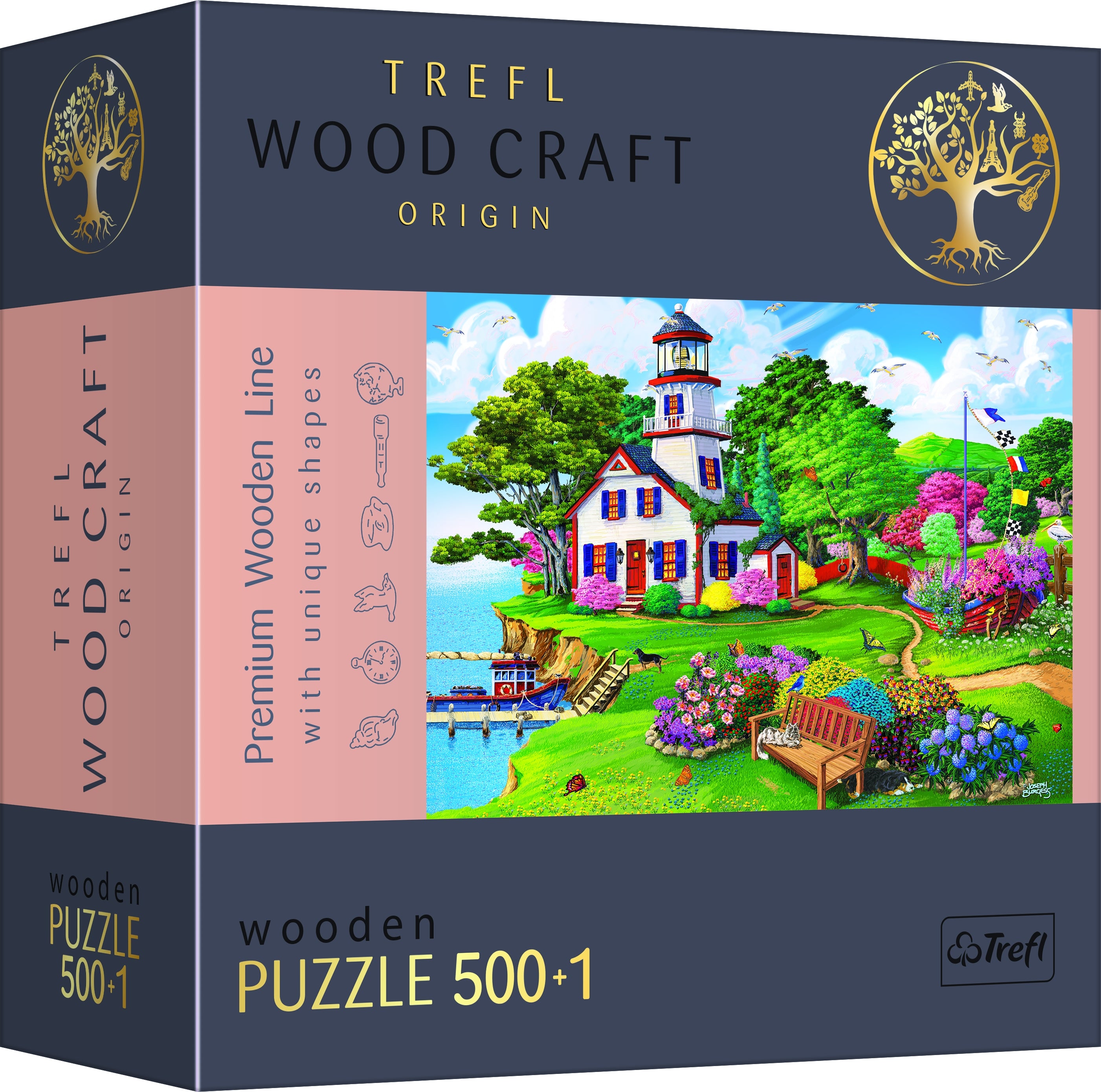 Trefl Wood Craft 501 Piece Wooden Puzzle - Summer Haven