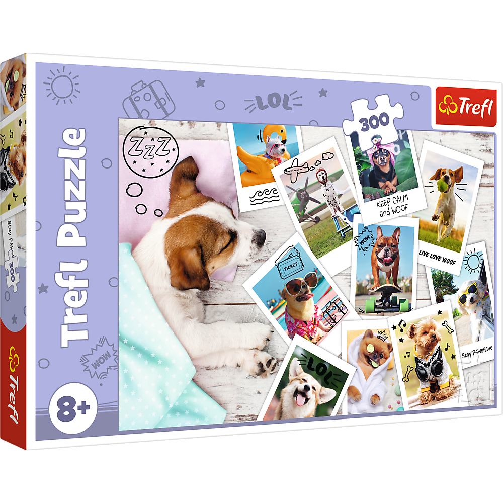Trefl Red 300 Piece Kids Puzzle - Holiday pictures