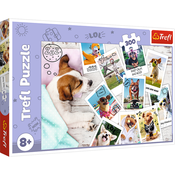 Trefl Red 300 Piece Kids Puzzle - Holiday pictures