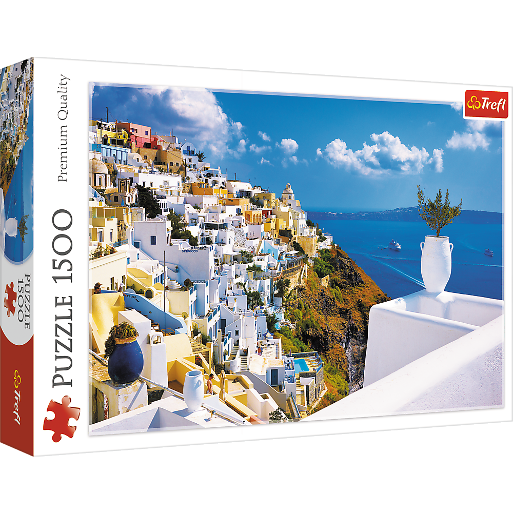 Trefl Red 1500 Piece Puzzle - Santorini, Greece / Wlodarczyk