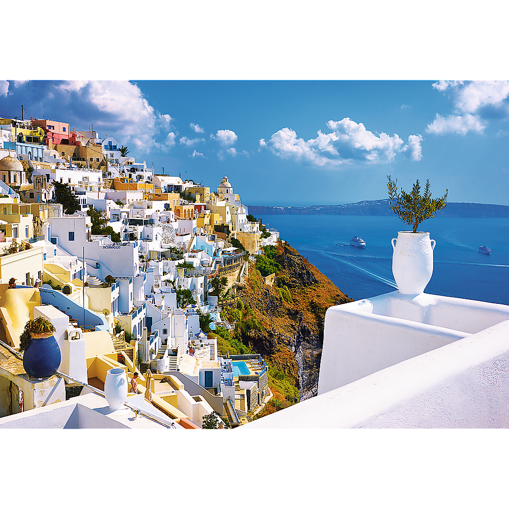 Trefl Red 1500 Piece Puzzle - Santorini, Greece / Wlodarczyk