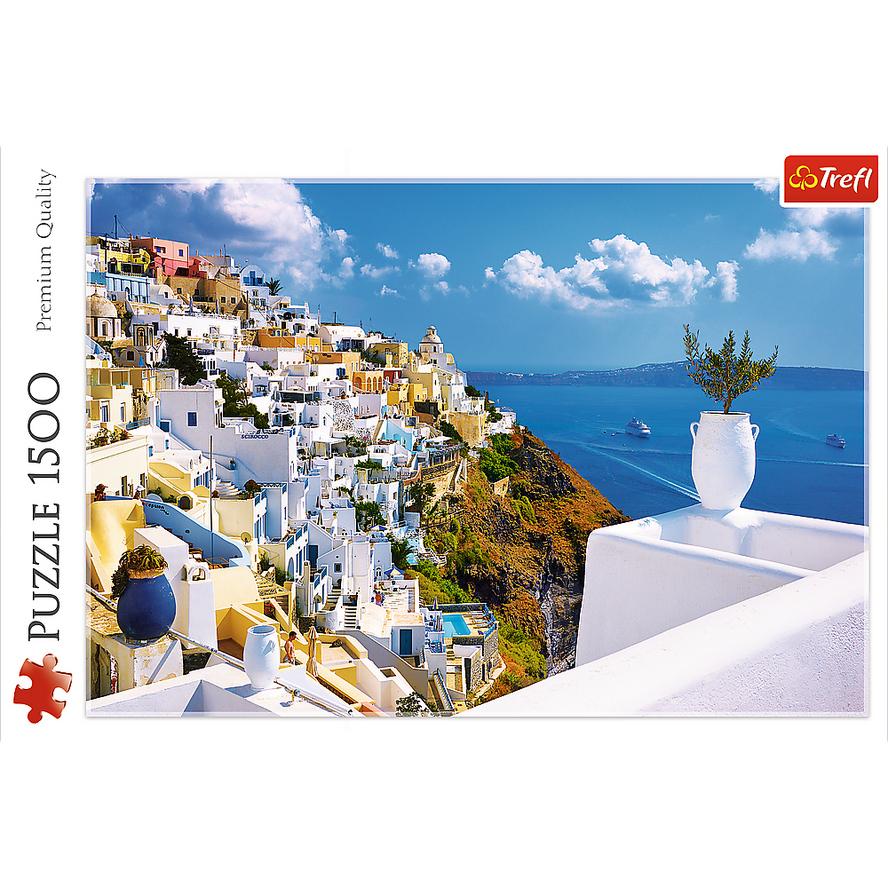 Trefl Red 1500 Piece Puzzle - Santorini, Greece / Wlodarczyk