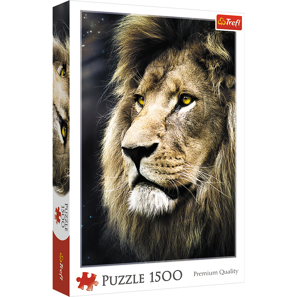 Trefl Red 1500 Piece Puzzle - Lions portrait