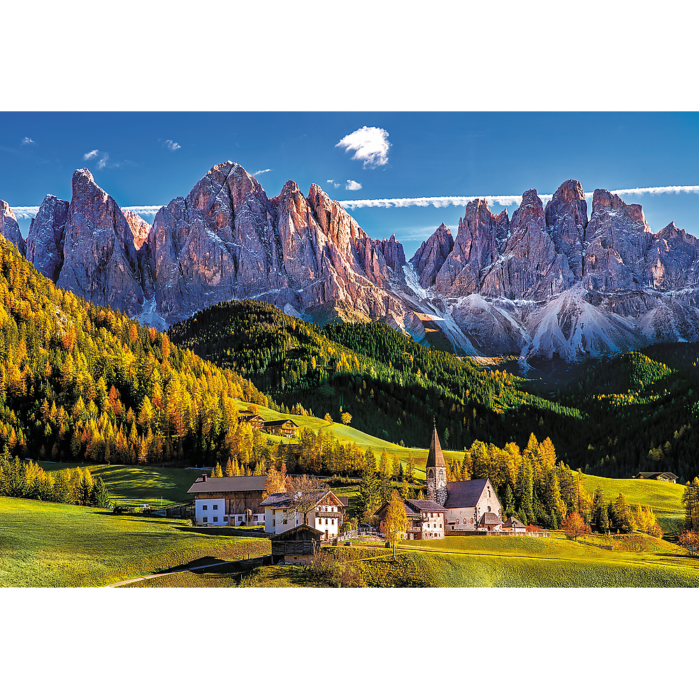 Trefl Red 1500 Piece Puzzle - Val di Funes valley, Dolomites, Italy