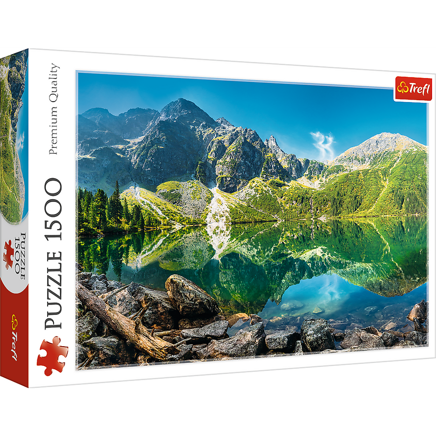 Trefl Red 1500 Piece Puzzle - Morskie Oko lake, Tatras, Poland