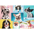 Trefl Red 1500 Piece Puzzle - Cute dogs