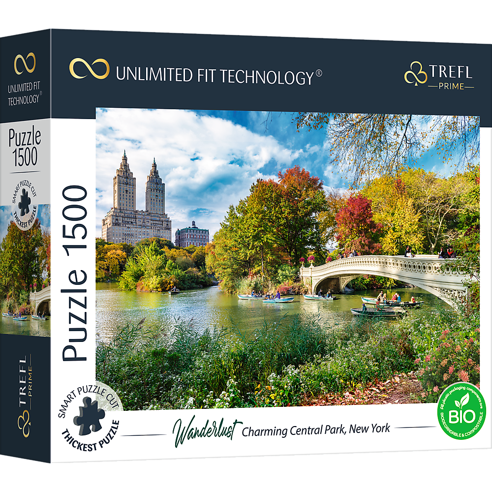 Trefl Prime 1500 Piece Puzzle - Wanderlust: Charming Central Park, New York