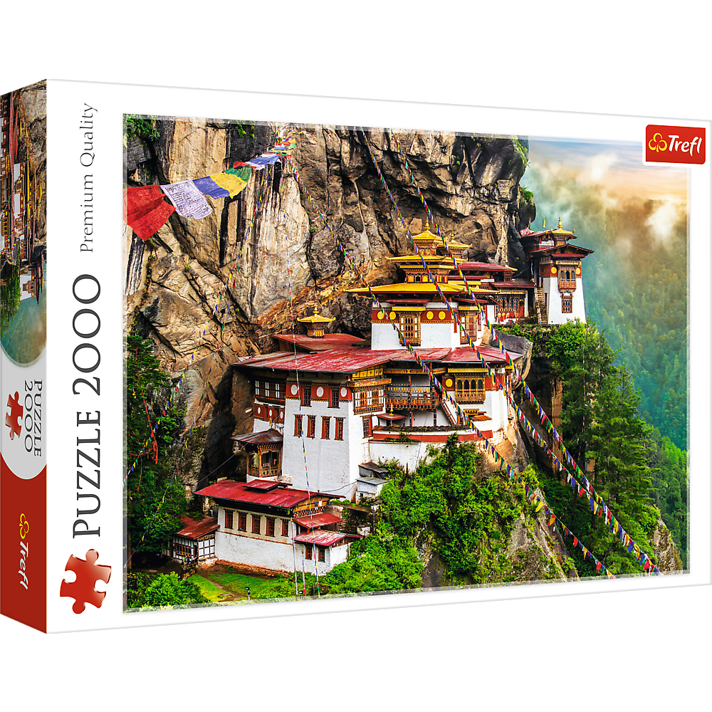 Trefl Red 2000 Piece Puzzle - Tiger's Nest, Bhutan