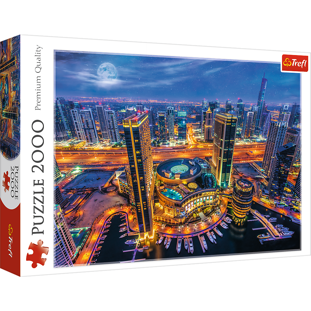 Trefl Red 2000 Piece Puzzle - Lights of Dubai