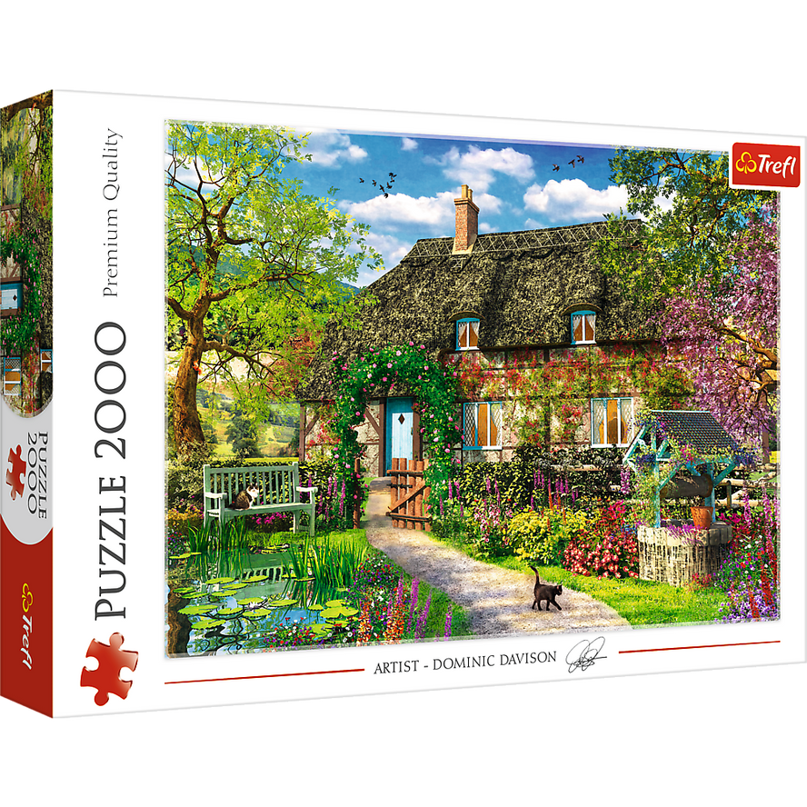 Trefl Red 2000 Piece Puzzle - Country Cottage