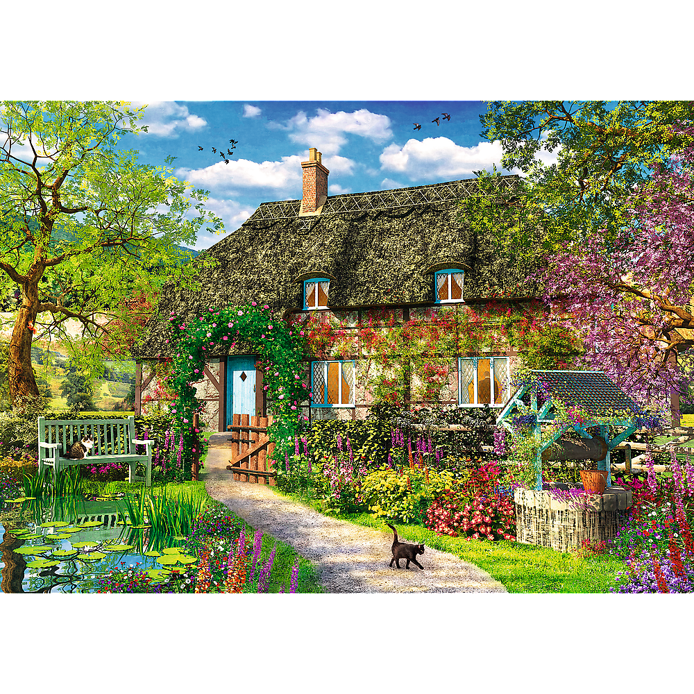 Trefl Red 2000 Piece Puzzle - Country Cottage