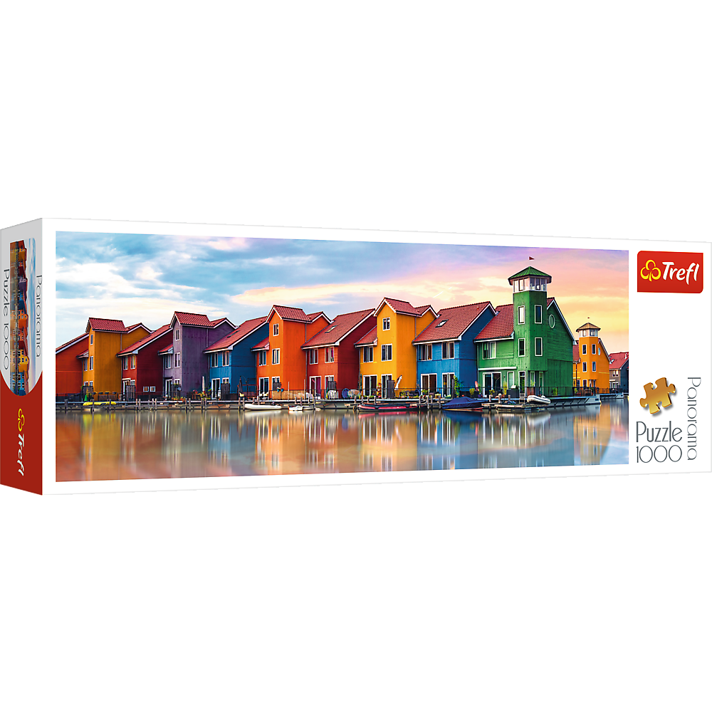 Trefl Red Panorama 1000 Piece Puzzle - Groningen, Netherlands