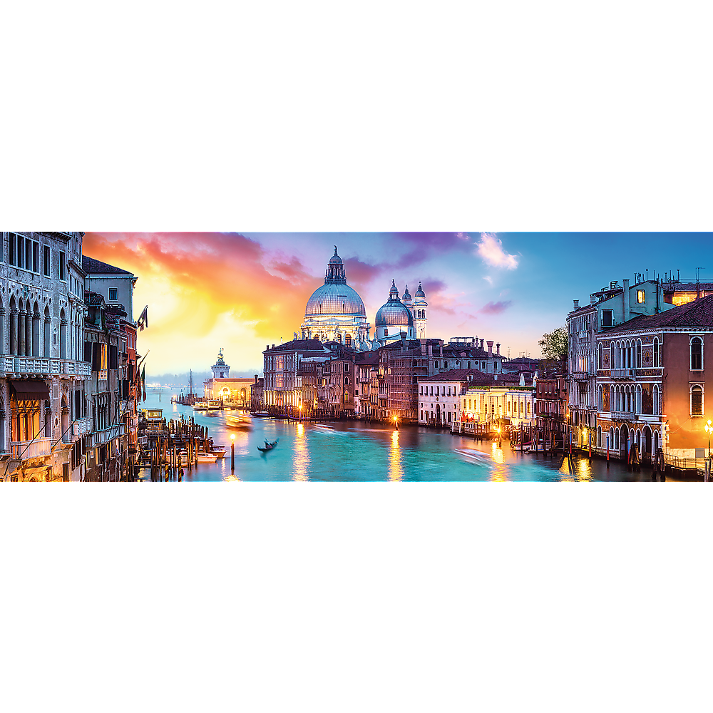 Trefl Red Panorama 1000 Piece Puzzle - Canal Grande, Venice / Fotolia