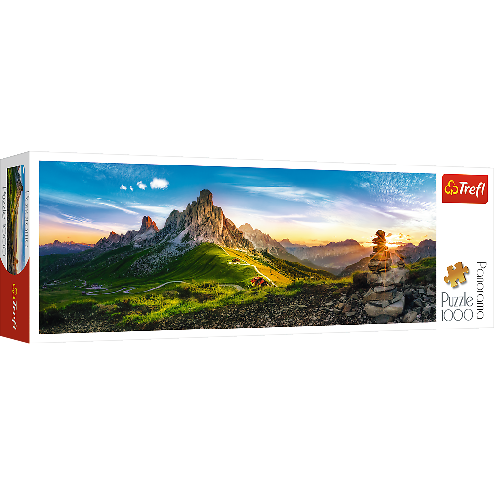 Trefl Red Panorama 1000 Piece Puzzle - Passo di Giau, Dolomites