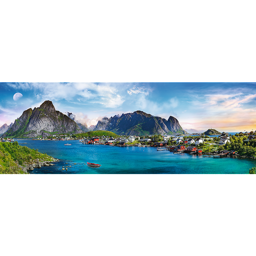 Trefl Red 500 Piece Panorama Puzzle - Lofoten Archipelago, Norway / Fotolia