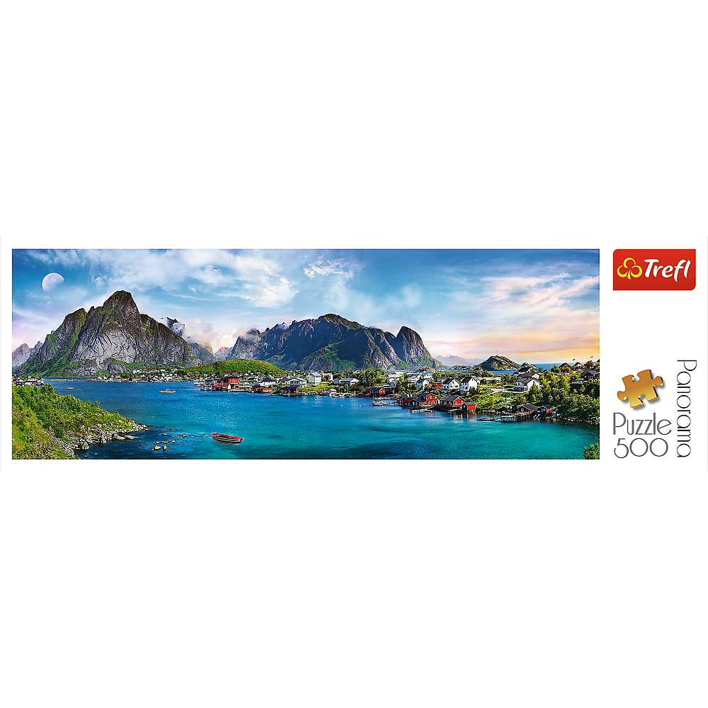 Trefl Red 500 Piece Panorama Puzzle - Lofoten Archipelago, Norway / Fotolia