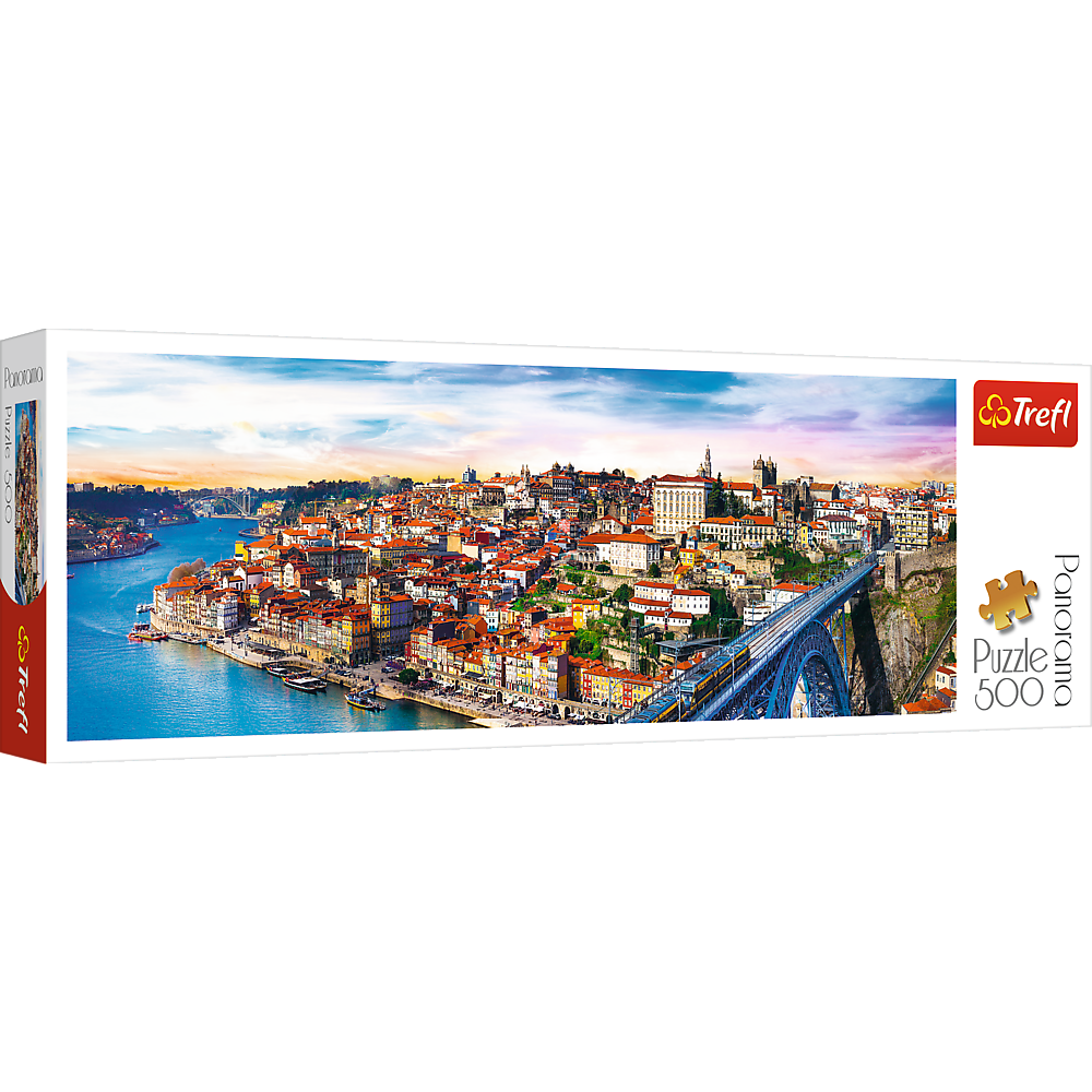 Trefl Red 500 Piece Panorama Puzzle - Porto, Portugal / Fotolia