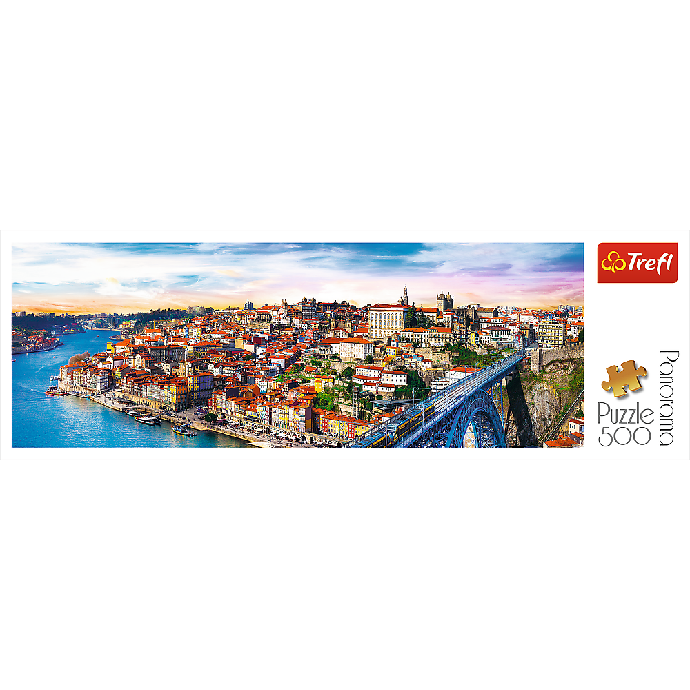 Trefl Red 500 Piece Panorama Puzzle - Porto, Portugal / Fotolia