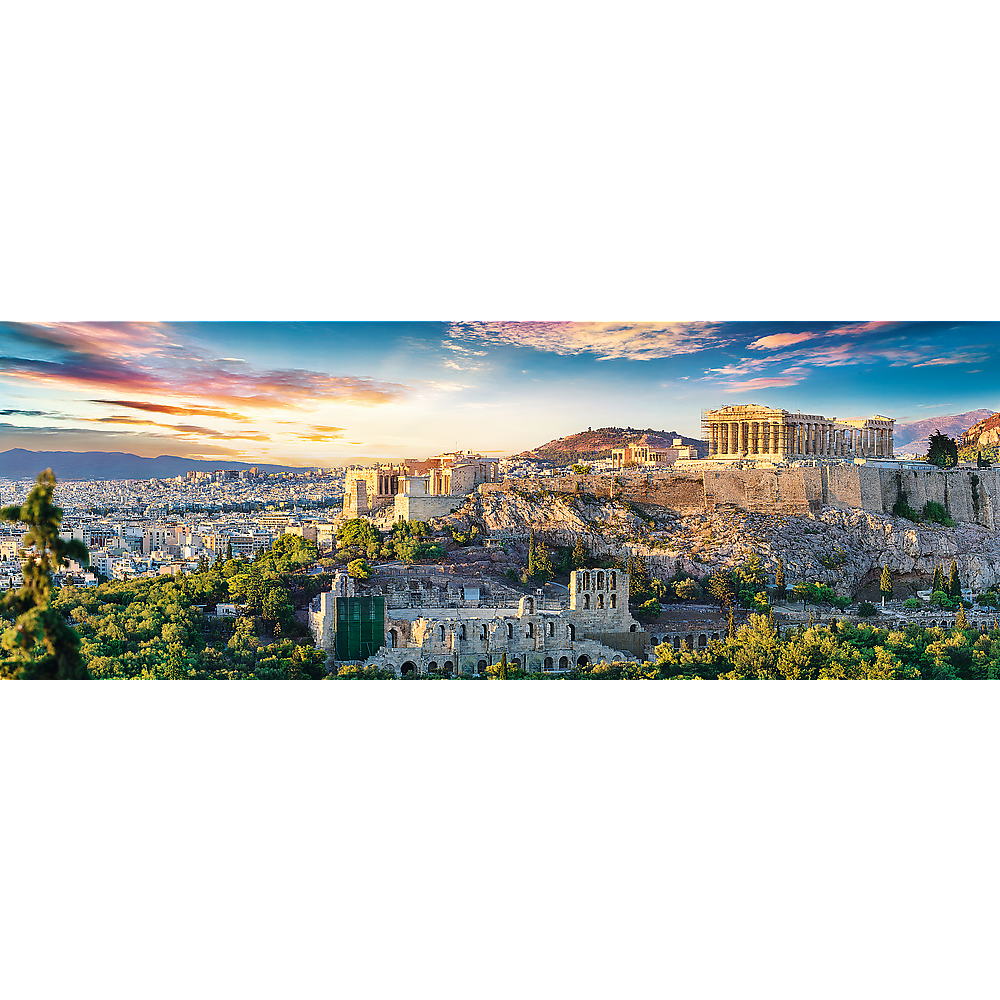 Trefl Red 500 Piece Panorama Puzzle - Acropolis, Athens / Fotolia