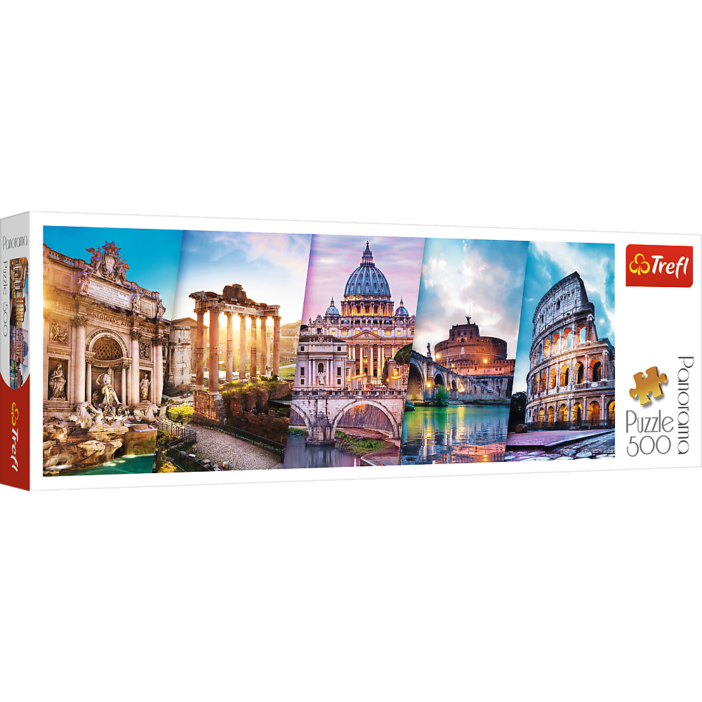 Trefl Red 500 Piece Panorama Puzzle - Traveling to Italy / Fotolia