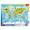 Trefl Preschool 25 Piece Puzzle - World Map with Animals