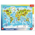 Trefl Preschool 25 Piece Puzzle - World Map with Animals