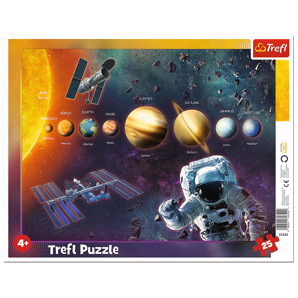 Trefl Preschool 25 Piece Puzzle - Solar system