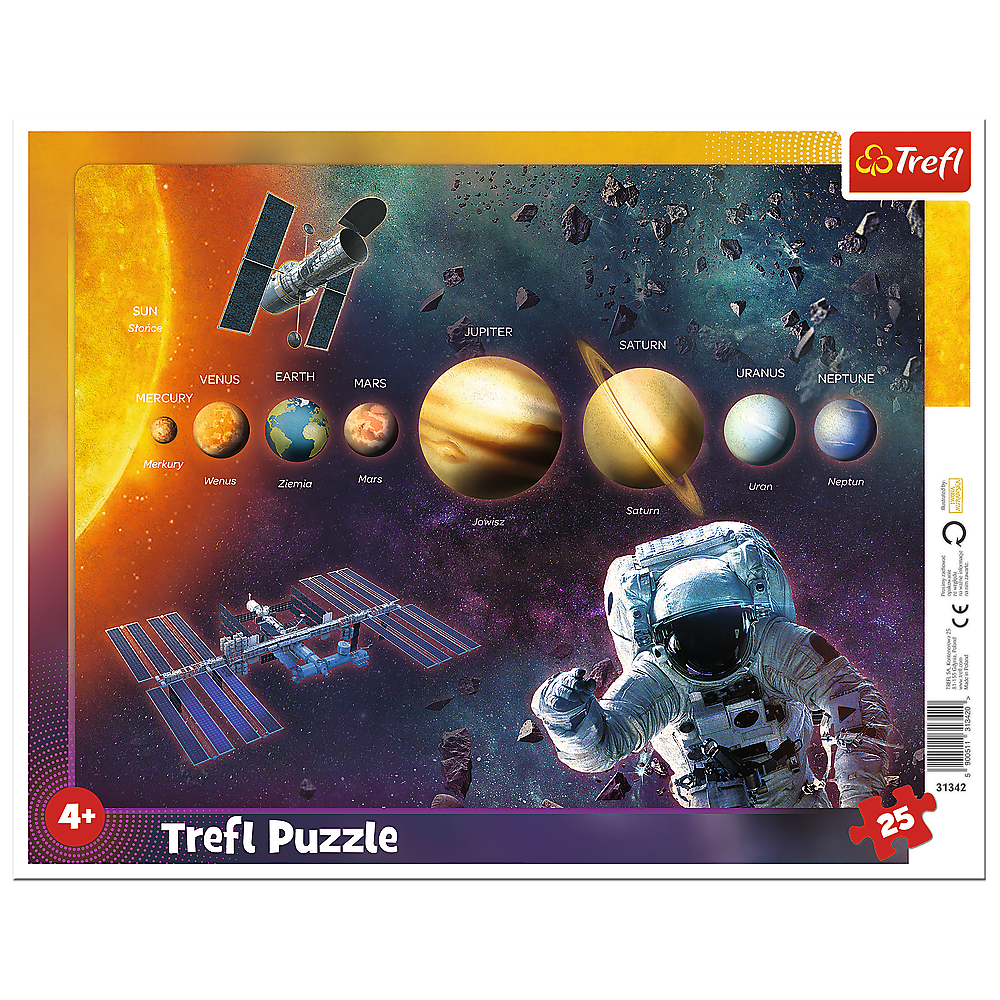 Trefl Preschool 25 Piece Puzzle - Solar System