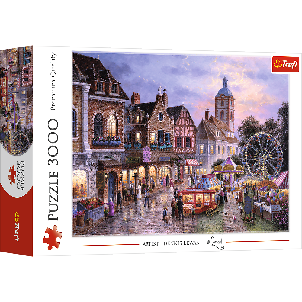 Trefl Red 3000 Piece Puzzle -  Funfair / Art Licencing